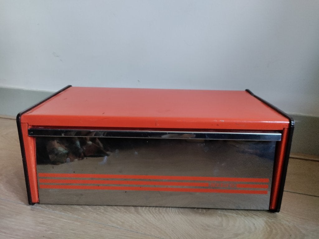 Vintage Brabantia broodtrommel, Ophalen of Verzenden, Gebruikt, Brabantia