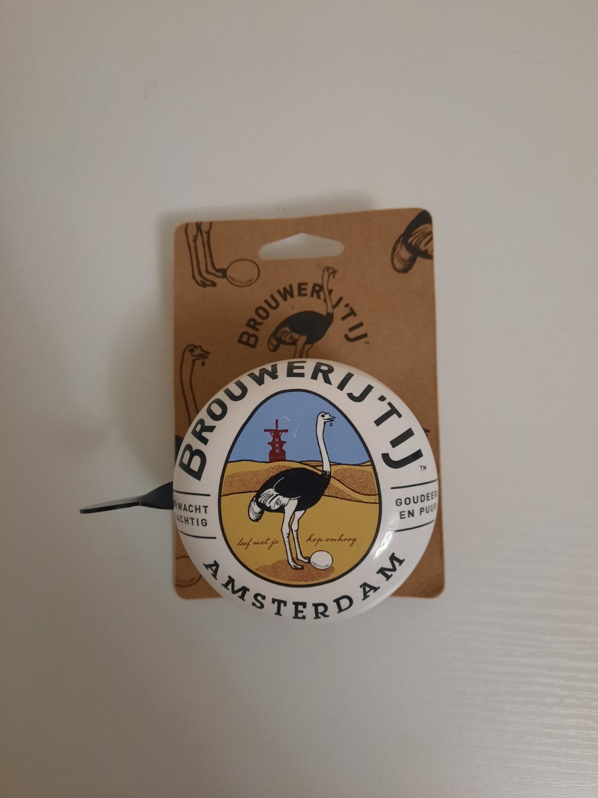 Nieuwe fietsbel van Brouwerij 't IJ Amsterdam., Ophalen of Verzenden, Nieuw