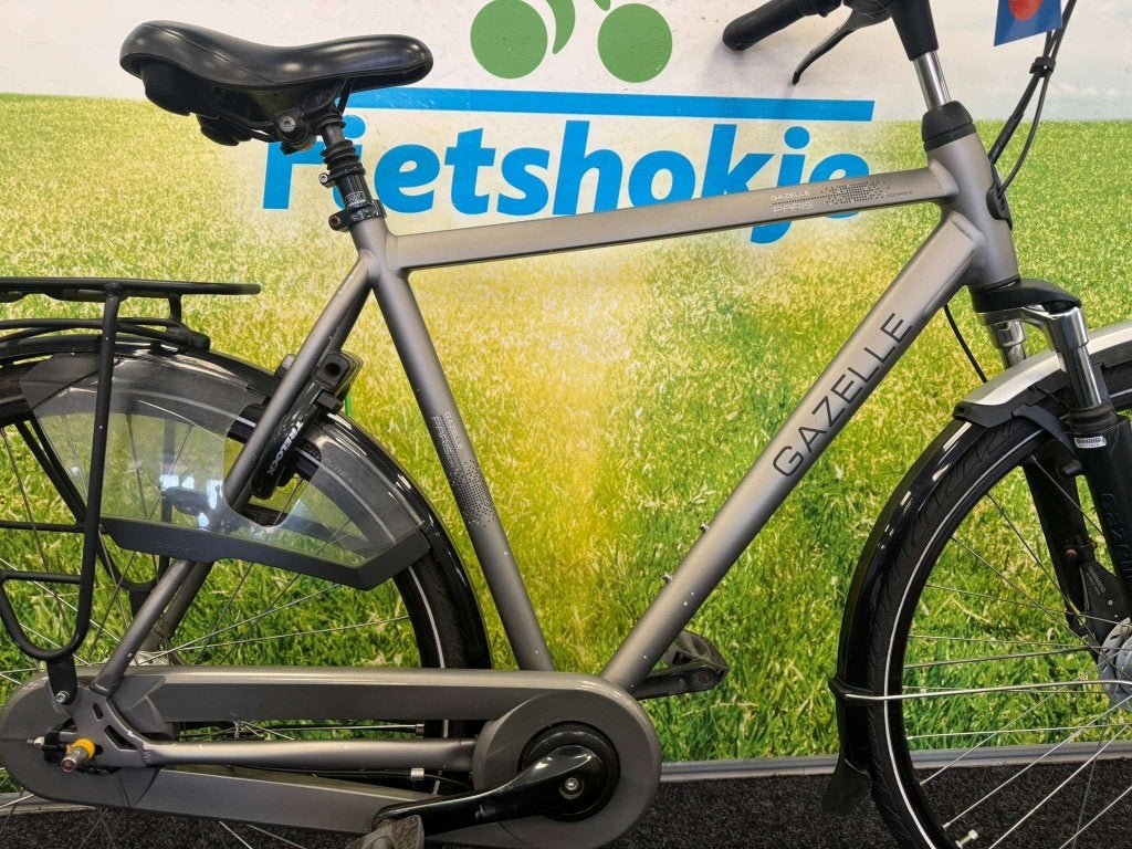 Fietshokje Amersfoort: Gazelle Paris herenfiets N7 H57, Niet ingevuld, Gebruikt, Versnellingen, Niet ingevuld