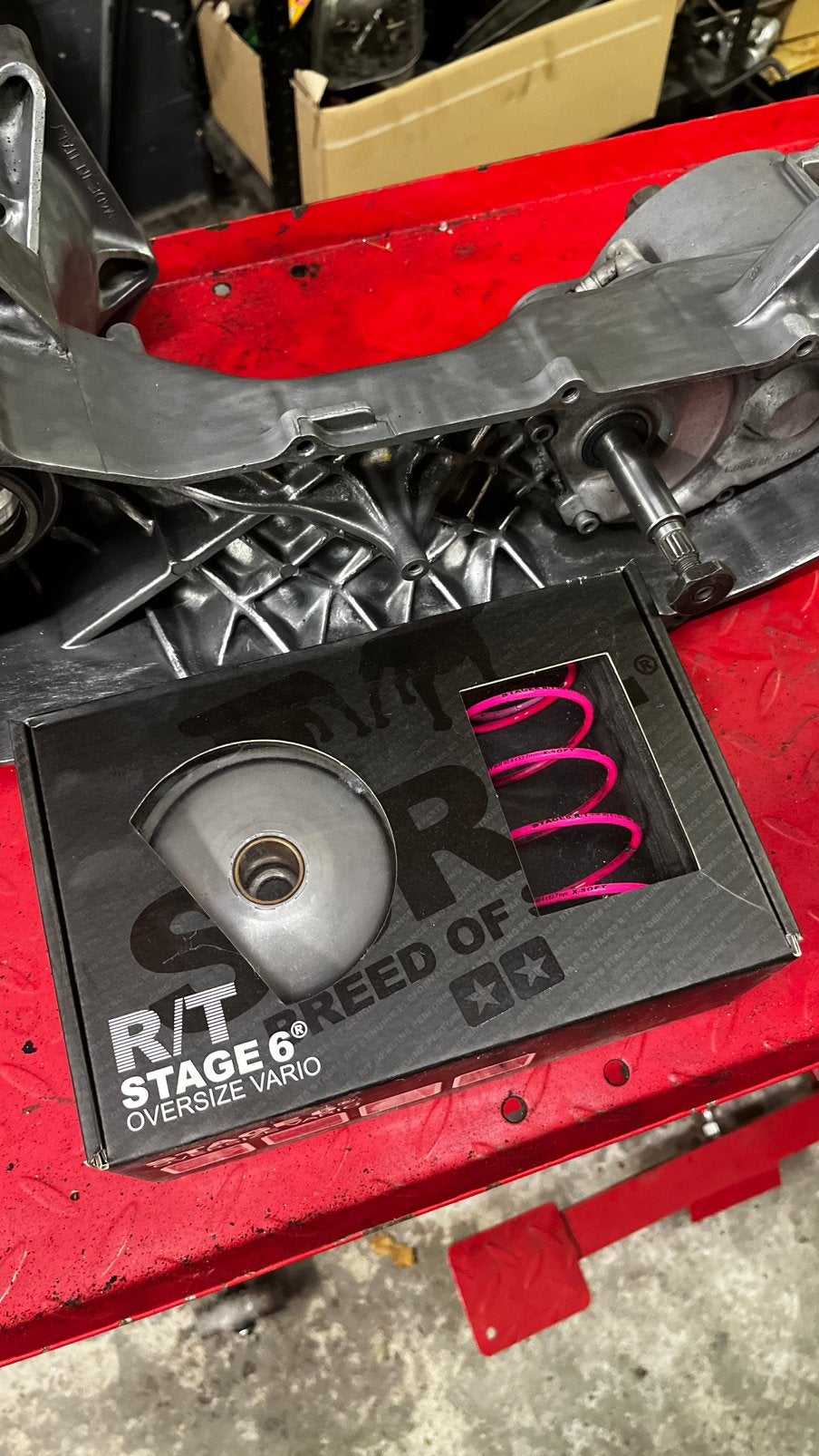 Stage 6 R/T oversized vario - minarelli horizontaal, Ophalen of Verzenden, Zo goed als nieuw, Overige typen