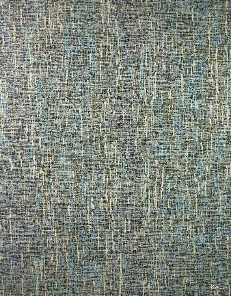 11292 Origineel turquoise zelfkant behang met antraciet, Ophalen of Verzenden, Zwart