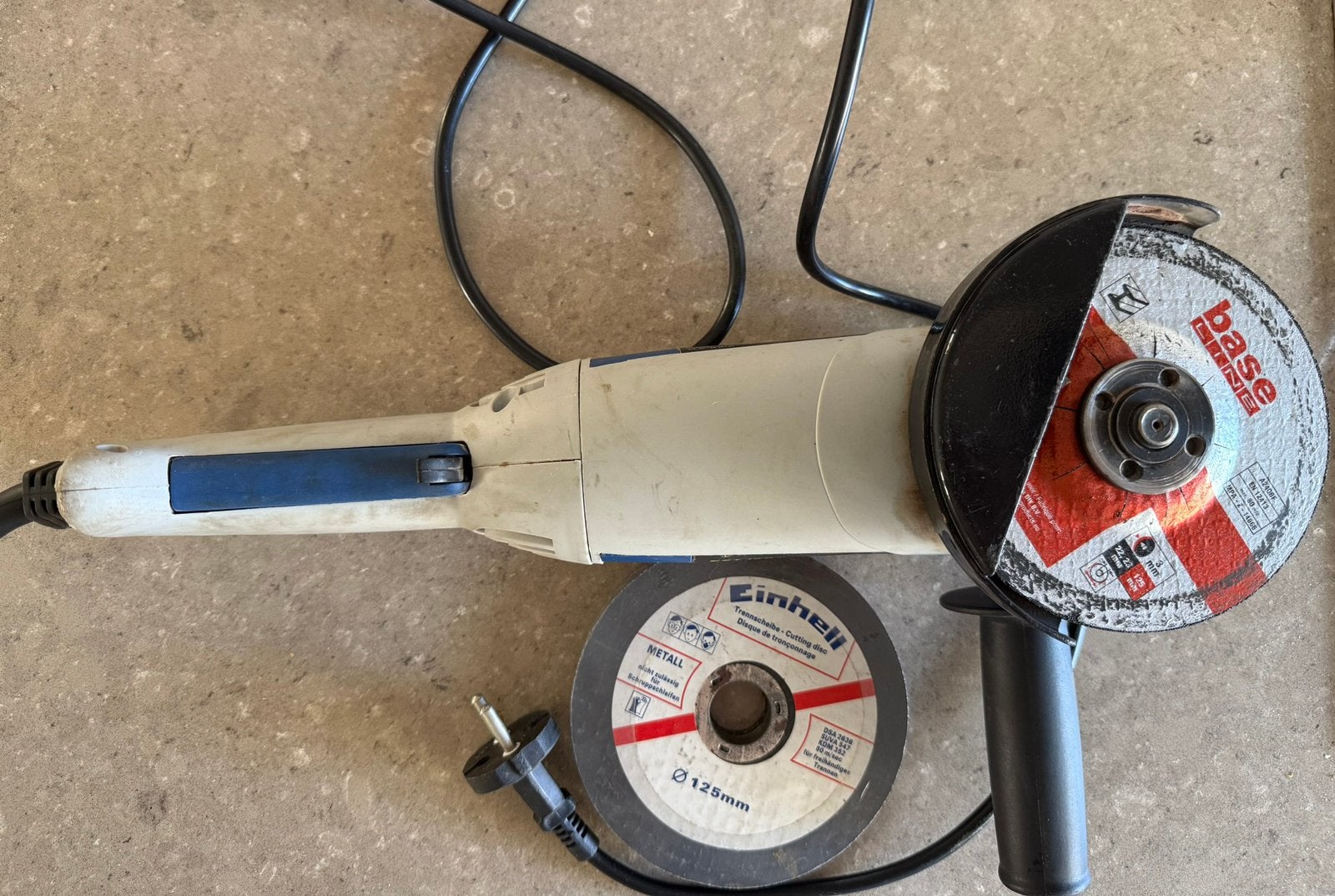 Einhell haakse slijper, slijptol, Doe-het-zelf en Verbouw, Ophalen of Verzenden, Gebruikt, Haakse handslijpmachine