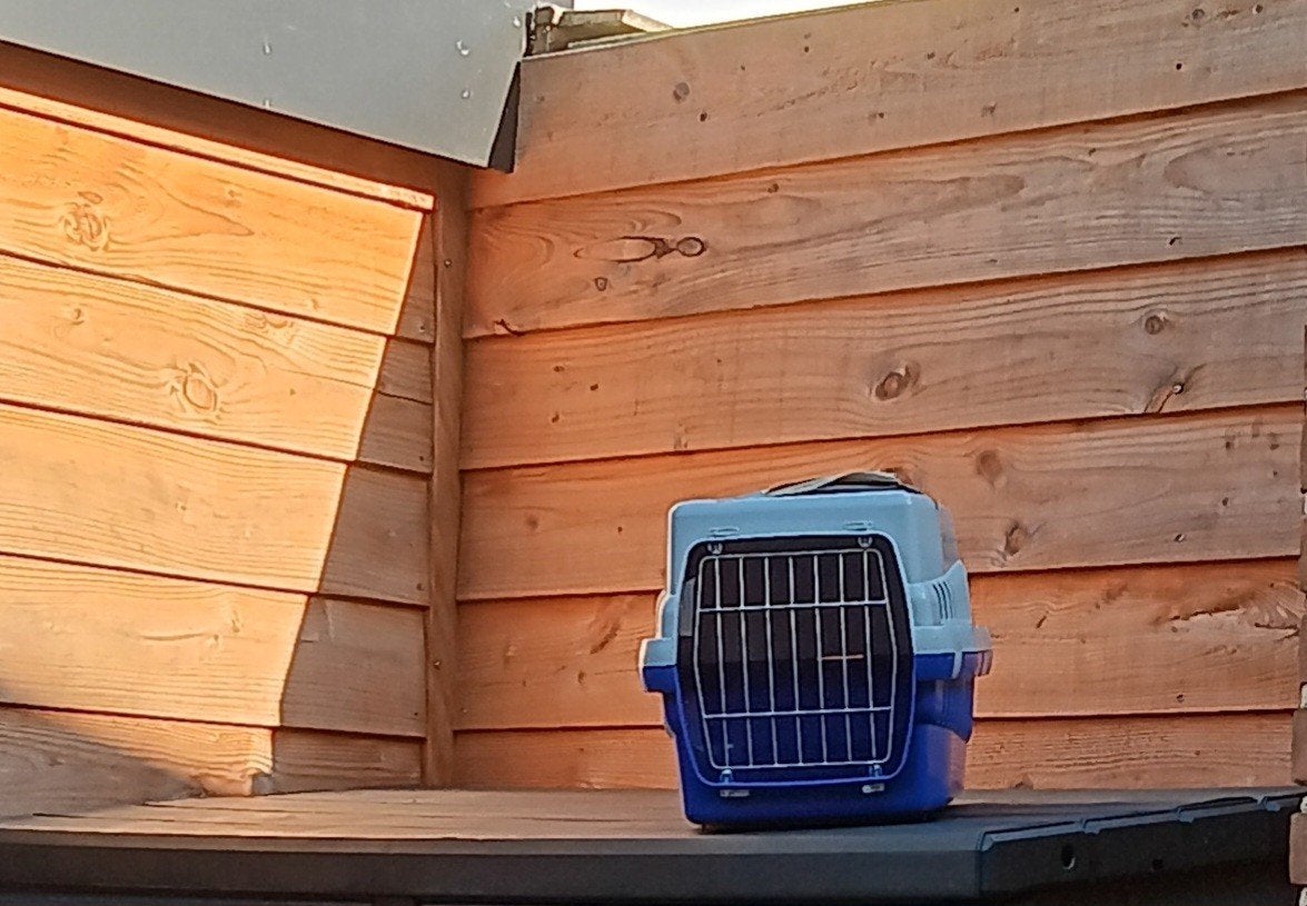 Katten bench gratis, Dieren en Toebehoren, Katten-accessoires, Ophalen, Gebruikt