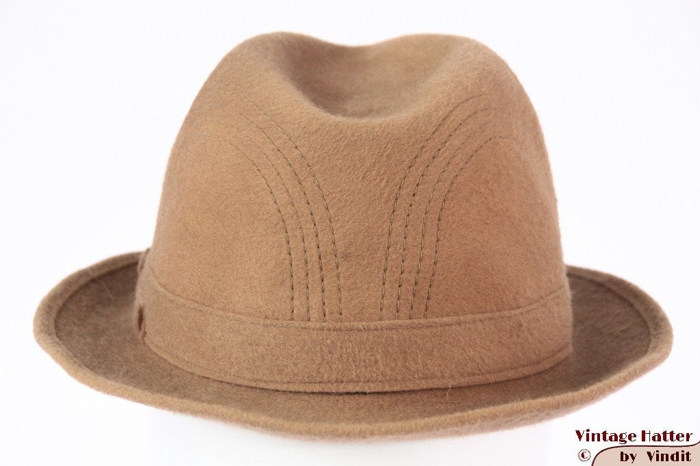 Gleufhoed Stilmar beige bruin vilt 54,5 = XS, Hoed, Ophalen of Verzenden, 57 cm (M, 7⅛ inch) of minder, Stilmar