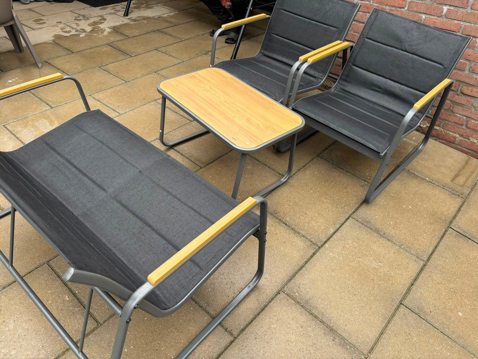 Tuinset nieuw nieuw, Ophalen of Verzenden, Zo goed als nieuw, 2 zitplaatsen