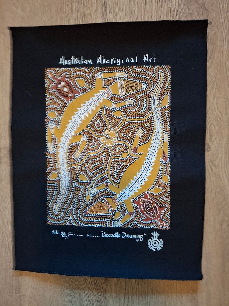 Aboriginal, wanddoek, wandkleed, Kunst, Antiek en Kunst, Verzenden