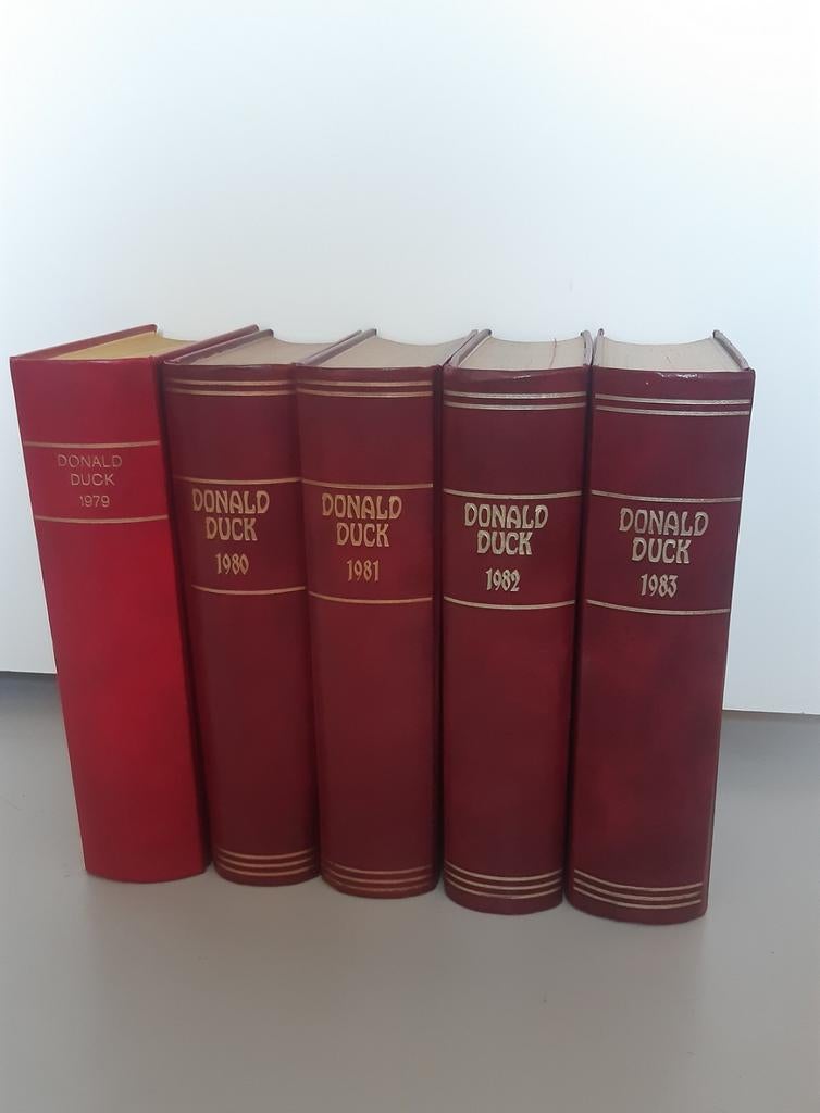 Ingebonden jaargangen Donald Duck, Boeken, Complete serie of reeks, Ophalen, Gelezen