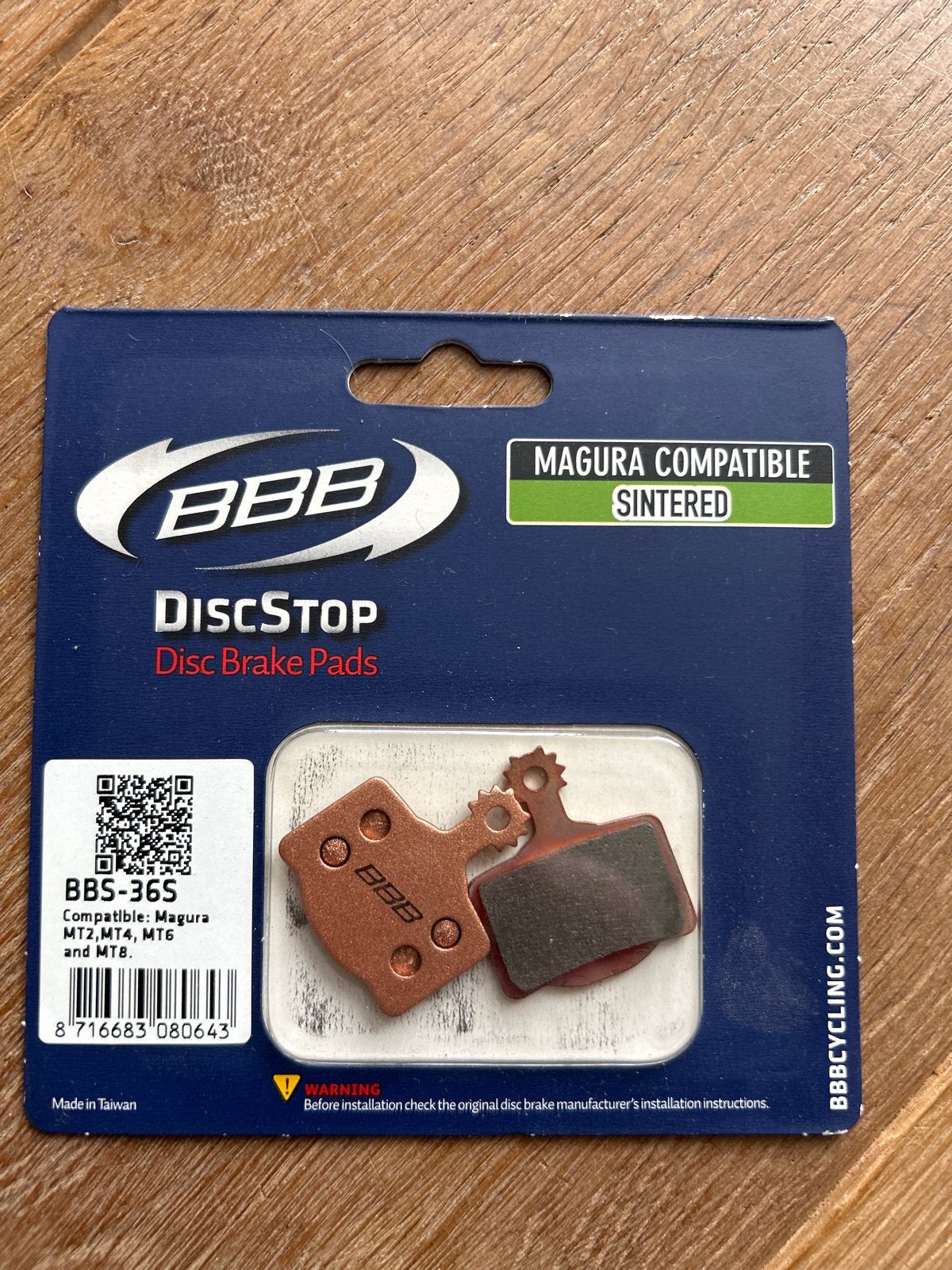 BBB DiscStop BBS-36S Sintered Remblokken voor Magura, Fietsen en Brommers, Remmen, Overige materialen, Nieuw, Ophalen of Verzenden