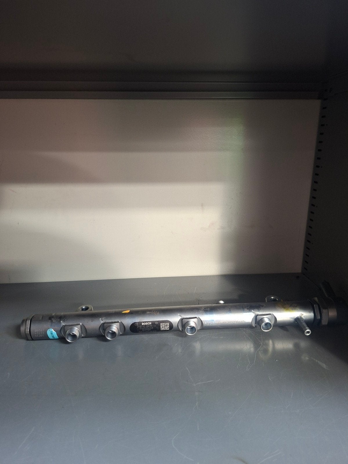 Bosch Brandstofrail 0445214248 met druksensor - Gebruikt, Ophalen of Verzenden, Gebruikt, Overige automerken
