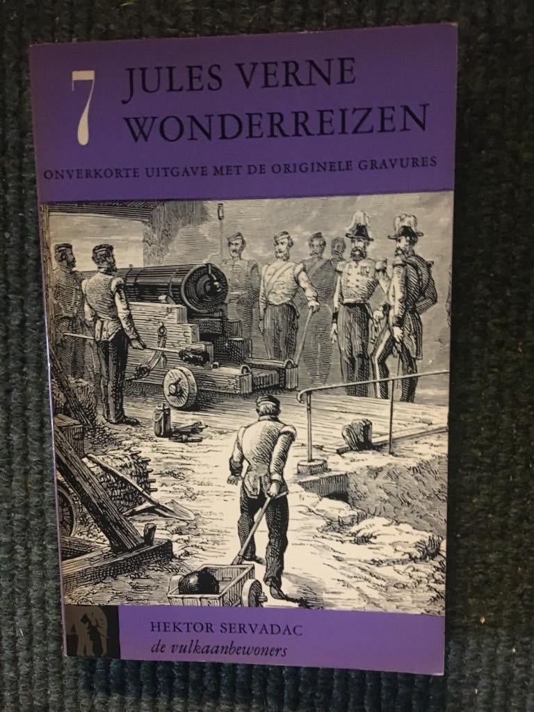 Hector Servadac, de vulkaanbewoners; door Jules Verne, Ophalen of Verzenden, Gelezen, Jules Verne