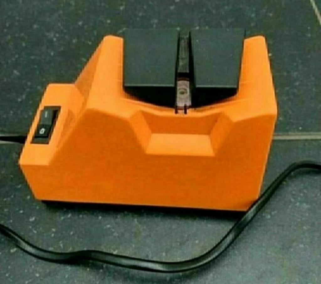 Messenslijper,1970,ORANJE,messen,RETRO,elektrisch,AF/20,mes, Verzamelen, Retro, Ophalen of Verzenden, Witgoed