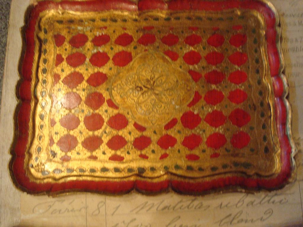 groot venetiaans dienblad, Ophalen of Verzenden