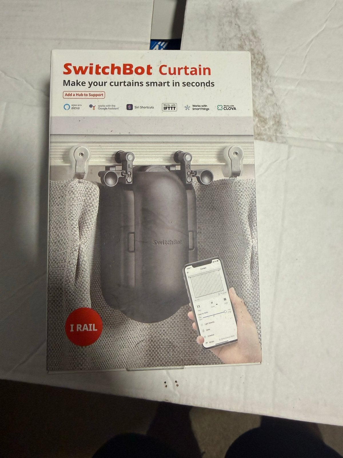 SwitchBot Curtain - Maak je gordijnen slim in seconden, Overige merken, Ophalen of Verzenden, Nieuw, Gordijn