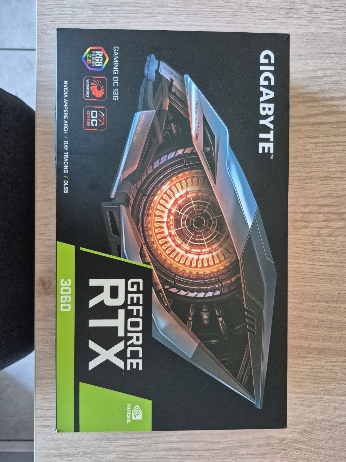 Nvidia RTX 3060 12GB Giagabyte Gaming OC, Computers en Software, Videokaarten, Ophalen, GDDR6, PCI-Express 4, Zo goed als nieuw