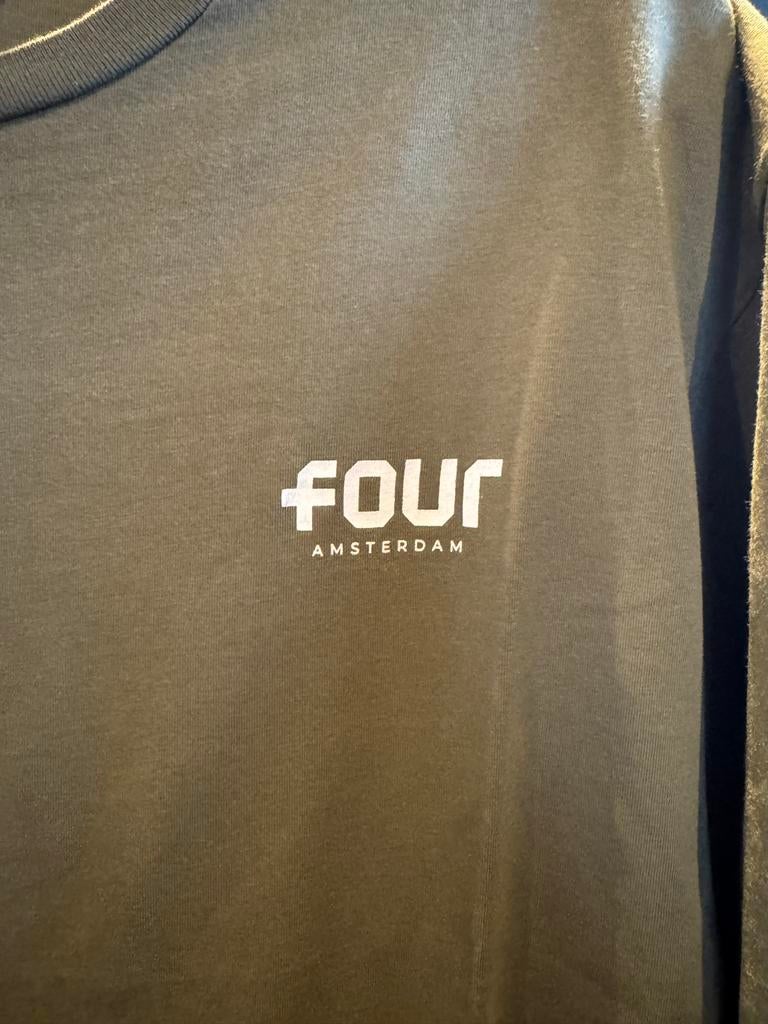 FOUR Amsterdam T-shirt - Groen - Maat xL, Kleding | Heren, T-shirts, Ophalen of Verzenden, Zo goed als nieuw, Maat 56/58 (XL)