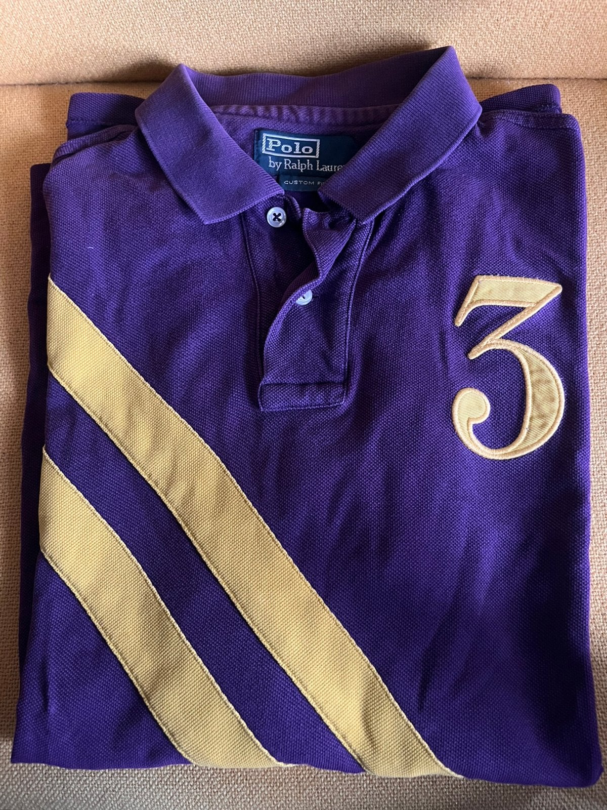 Ralph lauren paars geel, Ophalen, Gedragen, Paars