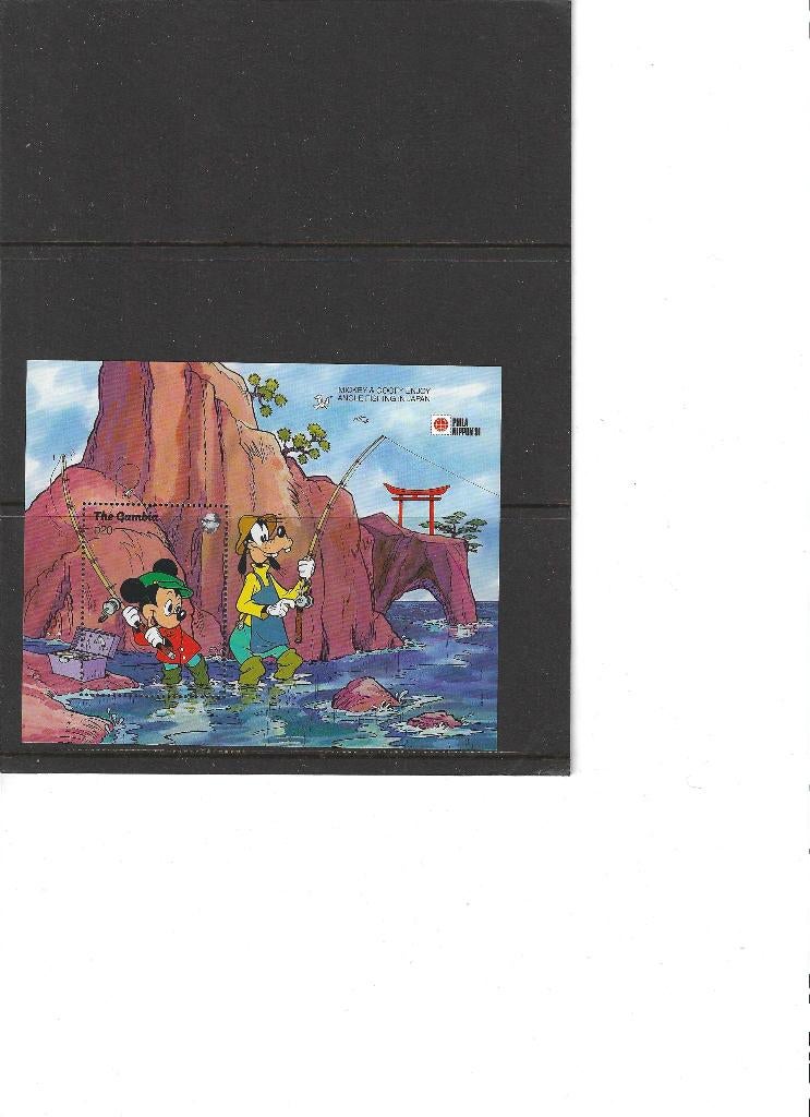 Mi 119 Disney. Gambia. Postfris, Ophalen of Verzenden, Postfris, Overige thema's