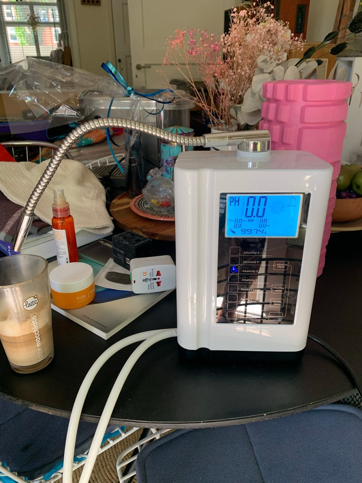 Waterionisator / Waterdiffuser met pH-display, Witgoed en Apparatuur, Waterontharders, Ophalen, Gebruikt, Elektrische waterontharder