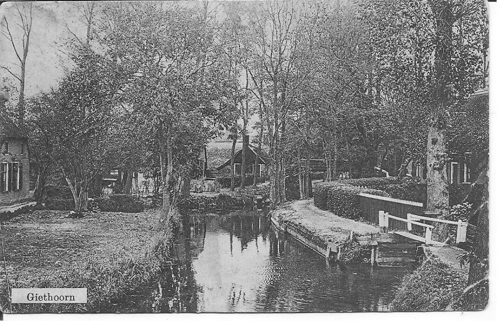 Giethoorn, Ophalen of Verzenden, Voor 1920, Gelopen, Overijssel