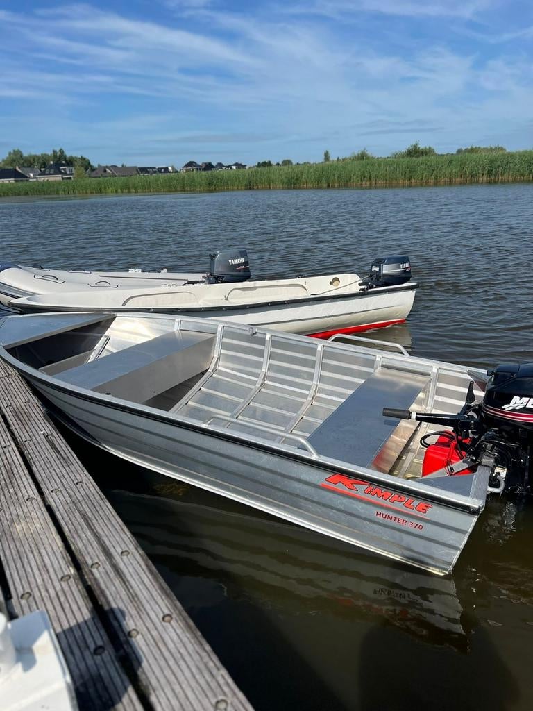 !IN PRIJS VERLAAGD! Kimple Hunter 370 met 25pk Mercury, Watersport en Boten, Ophalen of Verzenden, Overige typen, Motorboot