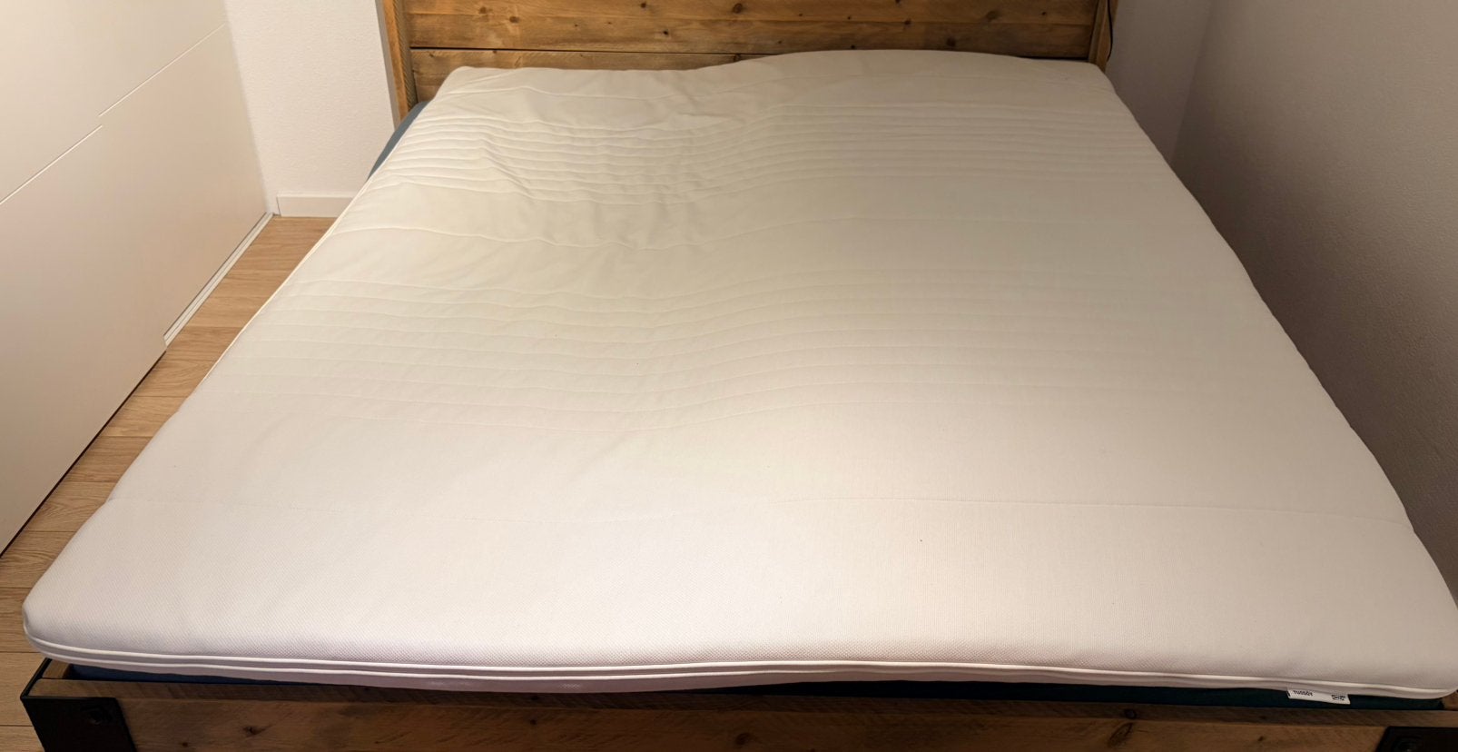 IKEA Tussöy matrastopper (180x200 cm) – Zo goed als nieuw, Huis en Inrichting, Ophalen, Tweepersoons, Zo goed als nieuw, Matras