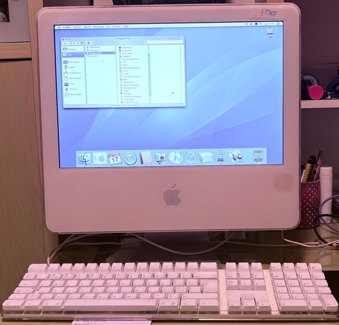 Apple iMac G5 (1.6 GHz, 1 GB RAM) - Vintage Computer, Computers en Software, Apple Desktops, Ophalen, Gebruikt, Minder dan 4 GB