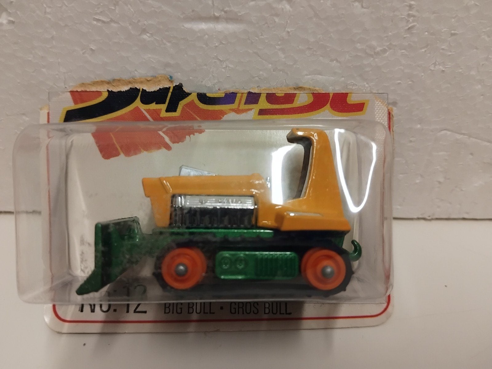 Matchbox Superfast #12 Big Bull Shovel 3INCH, Ophalen of Verzenden, Zo goed als nieuw, Tractor of Landbouw