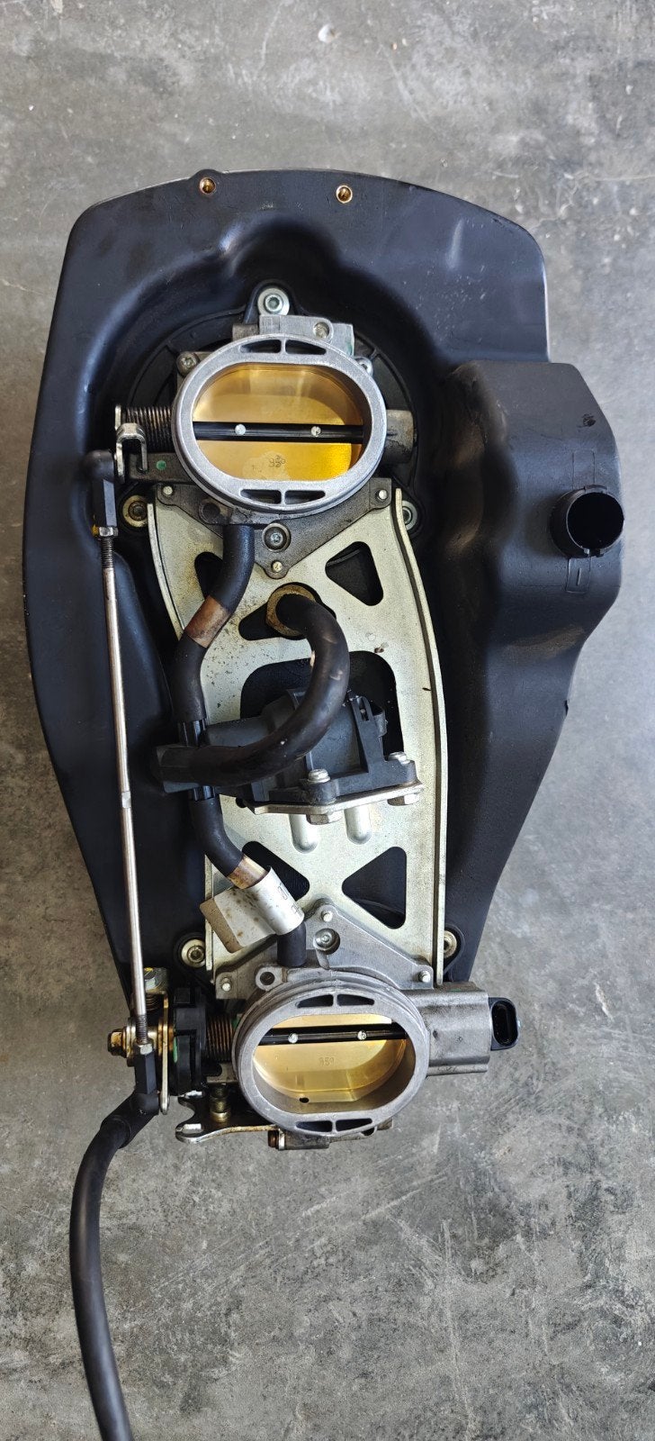 Gasklephuis Ducati 848 EVO, Motoren, Ophalen of Verzenden, Gebruikt
