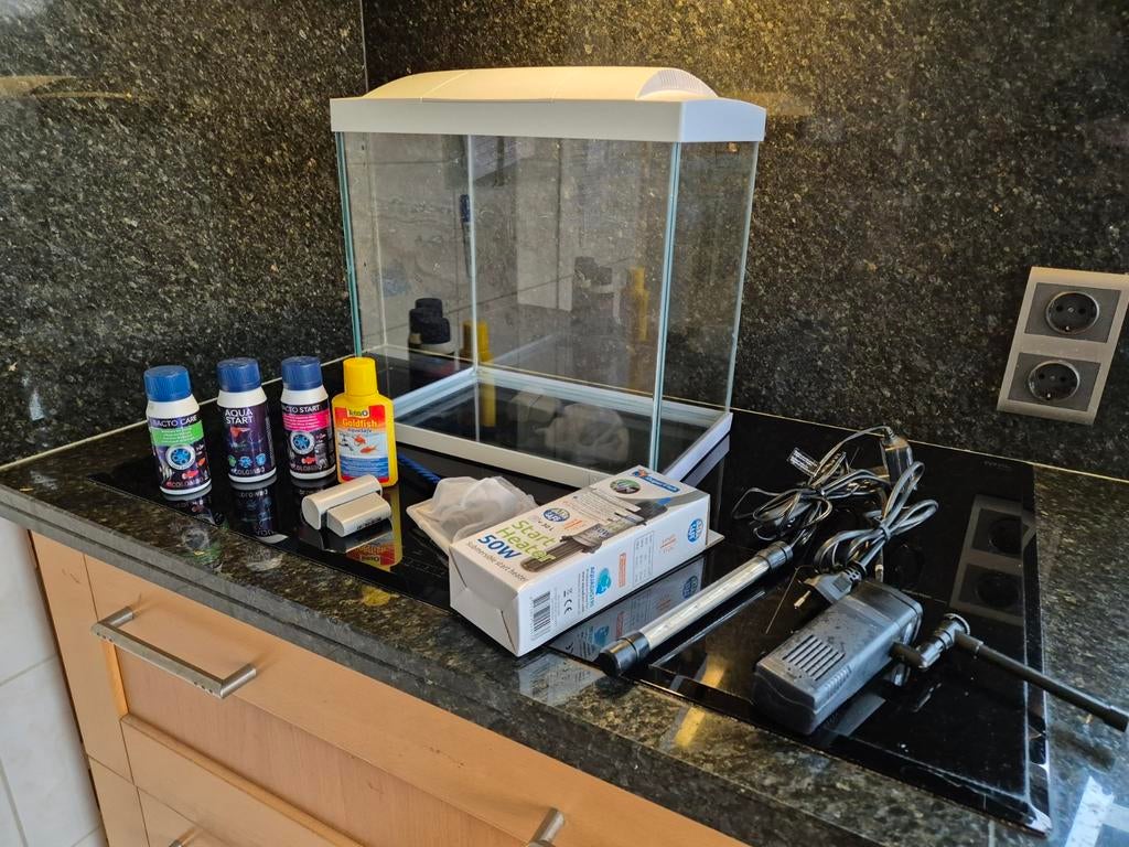 Aquarium, Ophalen, Leeg aquarium