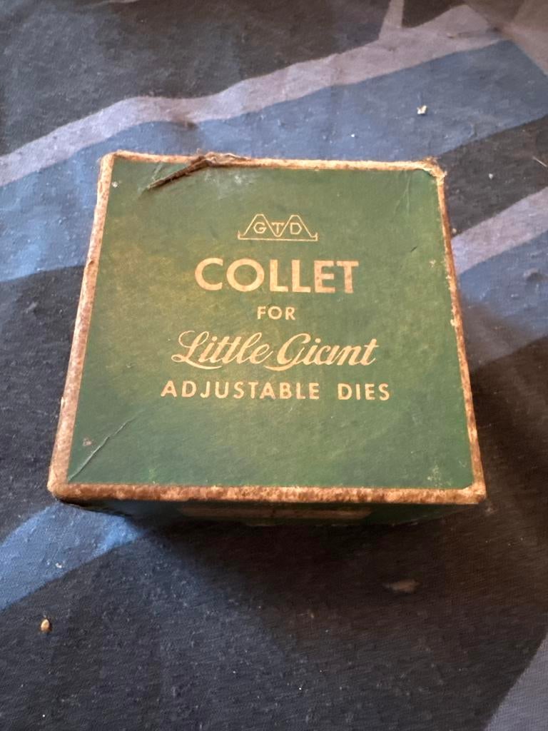 Vintage GTD Collet voor Little Giant verstelbare snijplaten, Ophalen of Verzenden, Zo goed als nieuw