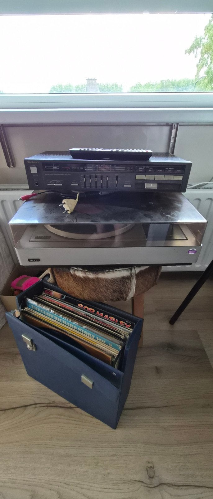 Lenco Platenspeler met Technics  Equalizer en Platen, Ophalen, Gebruikt, Platenspeler, Overige merken