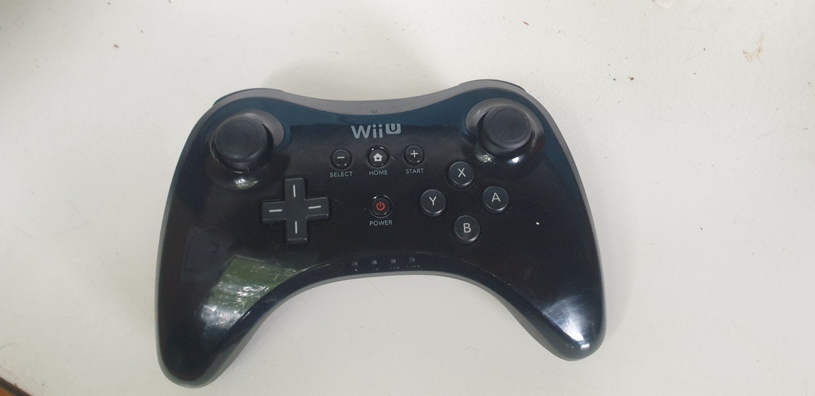Wii U Pro Controller Zwart - Origineel Nintendo, Spelcomputers en Games, Ophalen of Verzenden, Gebruikt, Met 1 controller