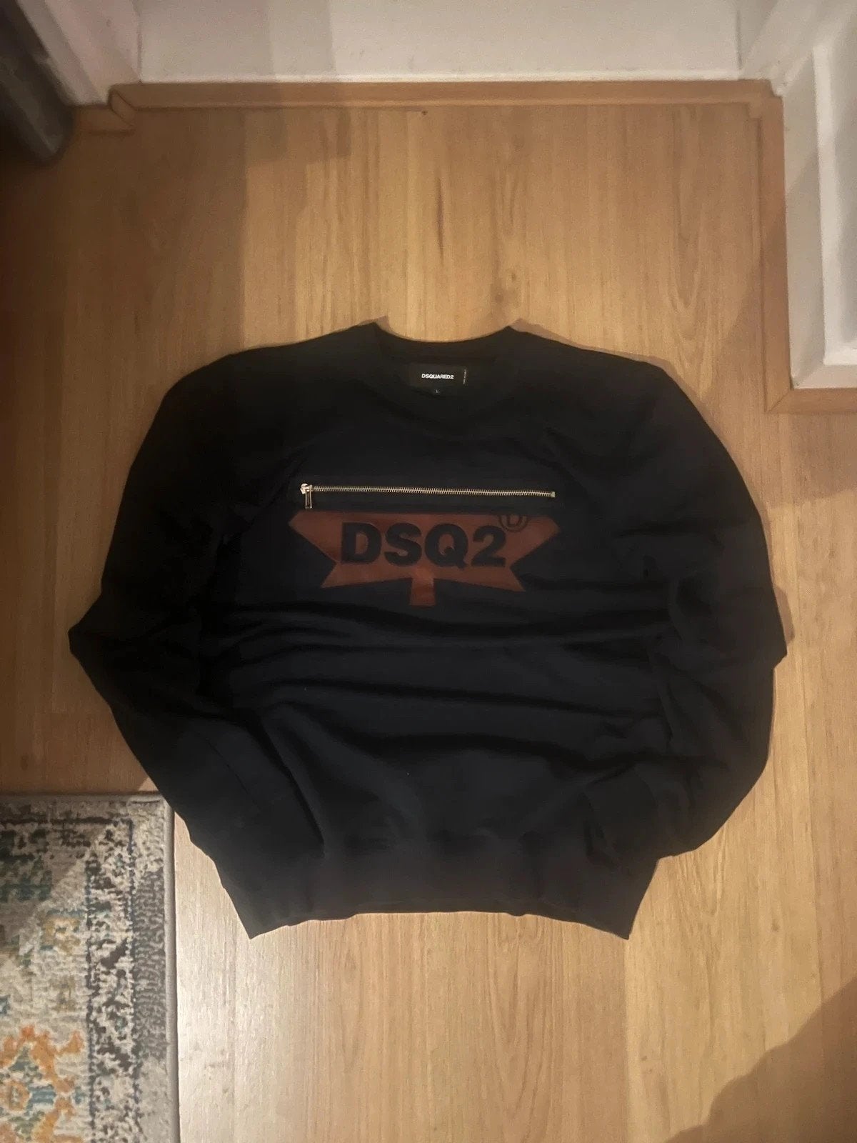 Dsquared2 Sweatshirt made in Italy, Maat 52/54 (L), Dsquared2, Blauw, Ophalen of Verzenden