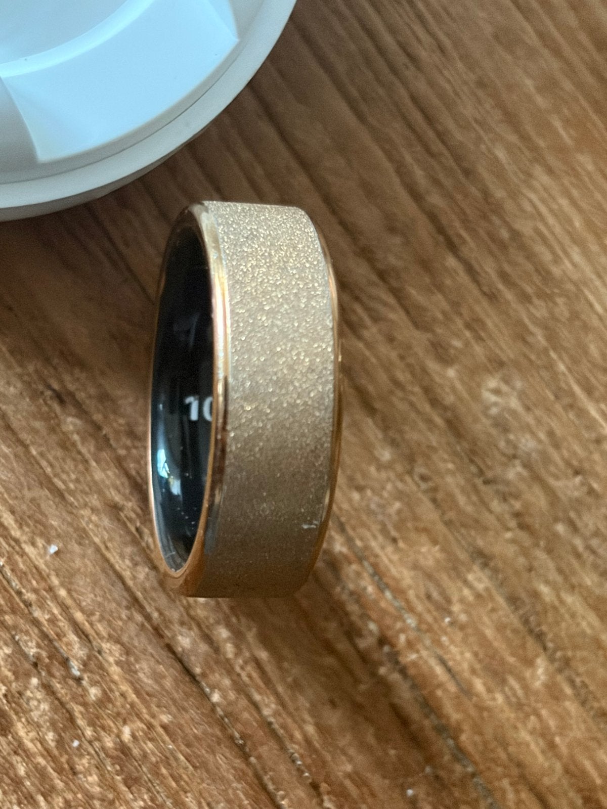 Smart Ring - Gouden Kleur - Maat 17-18 - Zo goed als nieuw, Overige materialen, Ophalen of Verzenden, Zo goed als nieuw, 17 tot 18