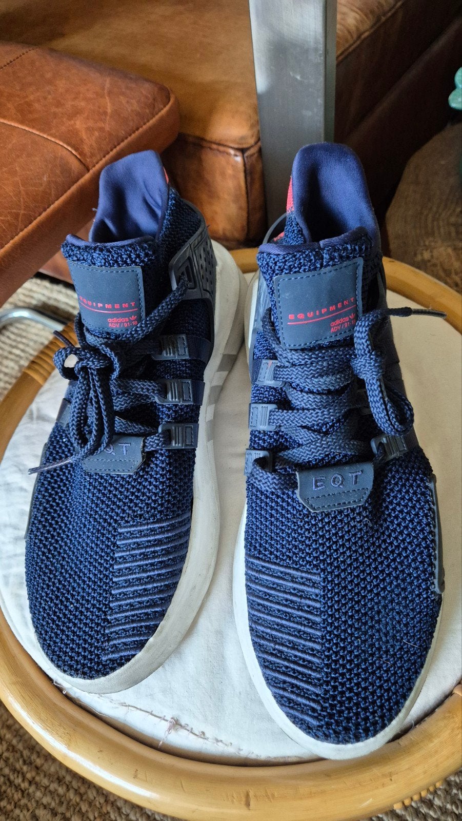 Adidas equipment blauwe sneakers mt 45 1/3, Blauw, Adidas equipment, Ophalen of Verzenden, Sneakers of Gympen