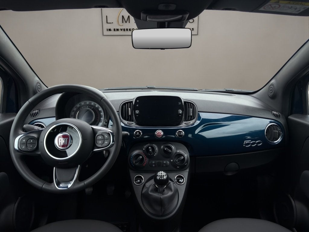 Fiat 500 1.0 Hybrid Dolcevita 2024 BLAUW | Apple CarPlay | A, Keurmerk '100% Onderhouden', 12 maanden, Stof, Gebruikt