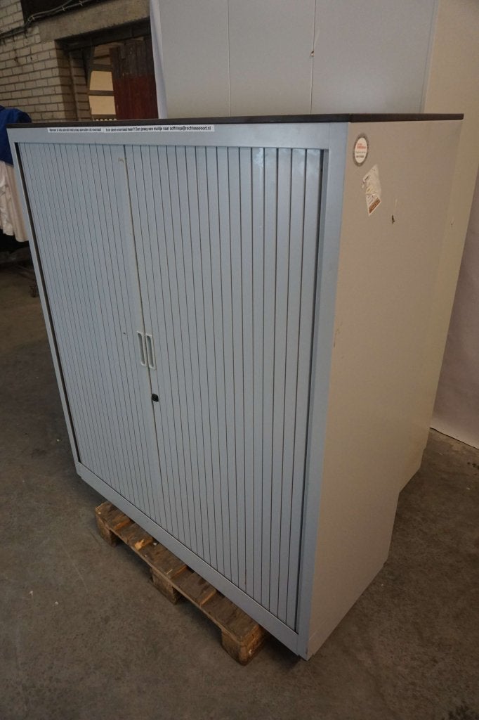 Metalen archiefkast roldeurkast dossierkast gereedschapskast, Gebruikt, 100 tot 150 cm, 100 tot 150 cm, Niet ingevuld