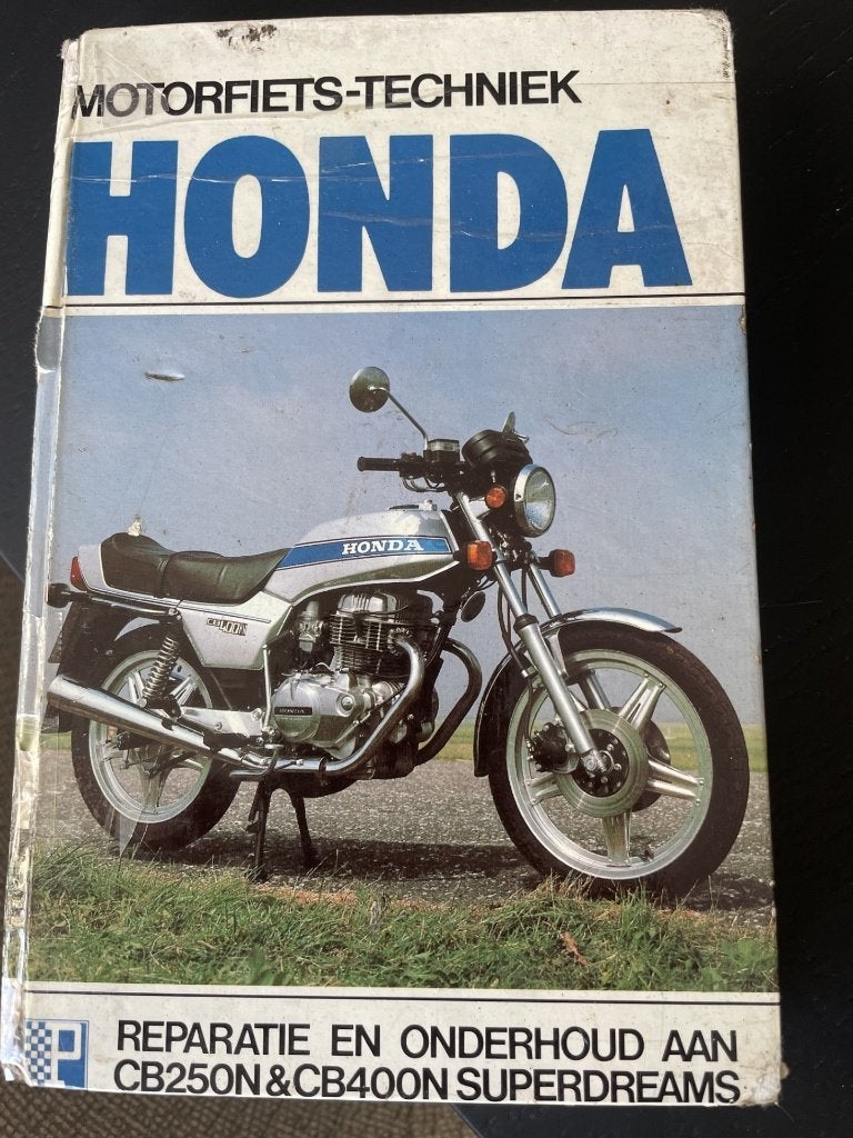 werkplaatshandboek HONDA CB250N CB400N; 8,75 euro, Motoren, Ophalen of Verzenden, Honda