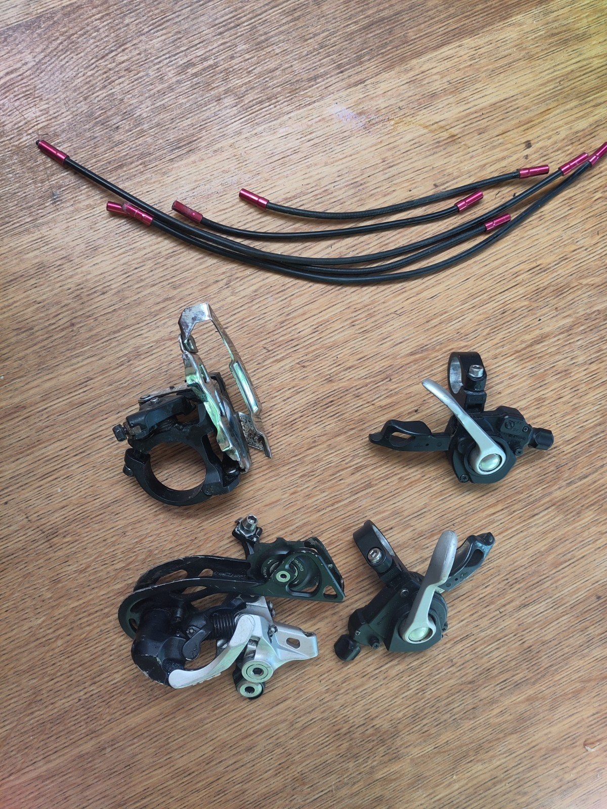 Shimano XT schakel shifter Set 3x10 of 2x10 m780, Fietsen en Brommers, Gravelbike, Gebruikt, Staal, Ophalen of Verzenden