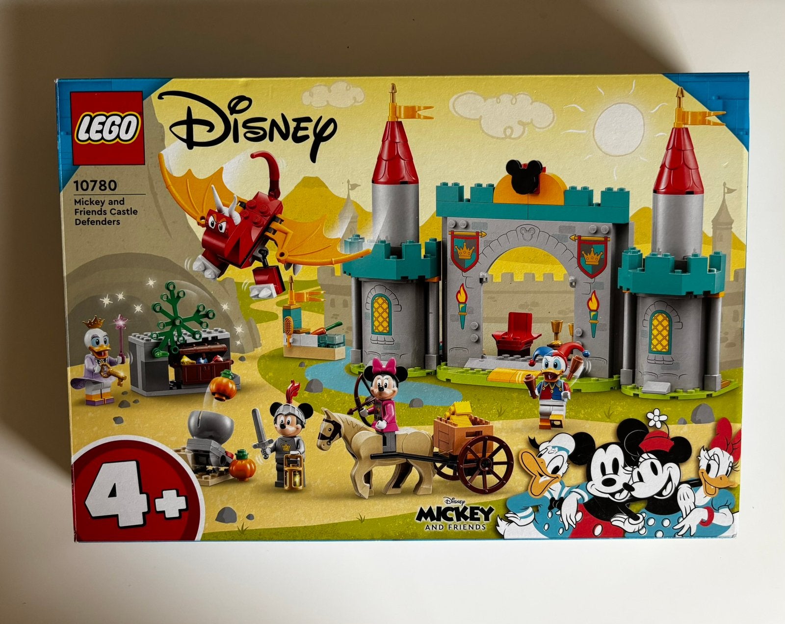 Lego 10780 Disney Mickey & friends castle, Lego, Ophalen of Verzenden, Zo goed als nieuw, Compleet