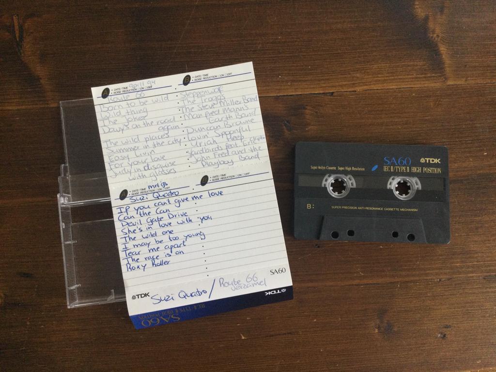 Cassettebandje met Suzi Quatro en Route 66, Cd's en Dvd's, Cassettebandjes, 1 bandje, Ophalen of Verzenden, Zo goed als nieuw