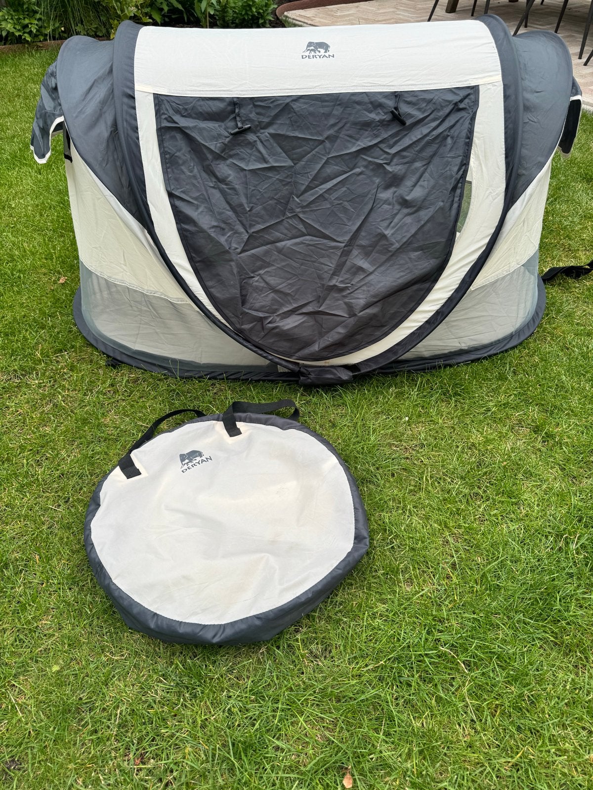 Deryan Travel Cot Easy Baby Reisbedje, Kinderen en Baby's, Babywiegjes en Ledikanten, Ophalen, Zo goed als nieuw, Reisbedje