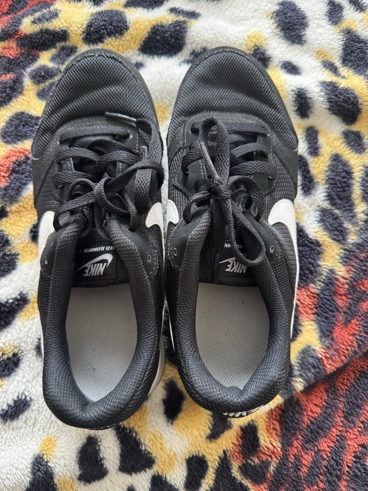 Nike MD Runner 2 sneakers zwart maat 36, Ophalen of Verzenden, Gedragen, Zwart, Sneakers of Gympen