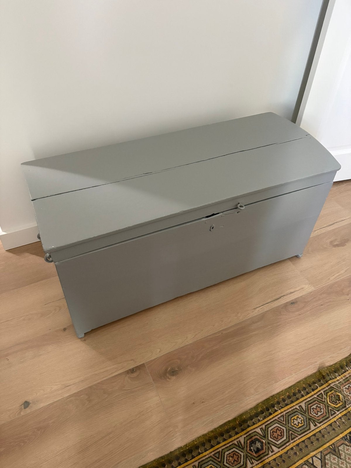 Mooie brocante dekenkist izgs, Huis en Inrichting, Woonaccessoires | Kisten, Ophalen, Zo goed als nieuw, 100 tot 150 cm