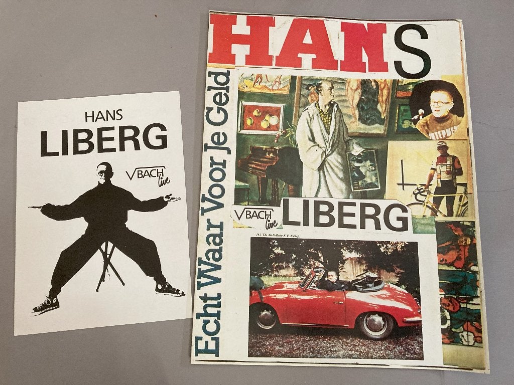 Hans Liberg "Wortel Bach Live" programmaboek, Alle leeftijden, Ophalen of Verzenden, Gebruikt, Stand-up of Theatershow