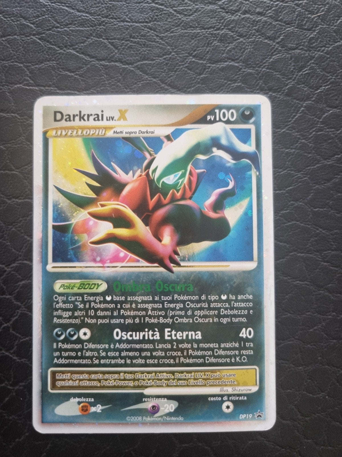 Darkrai X Holo Promo DP19, Ophalen of Verzenden, Zo goed als nieuw, Losse kaart