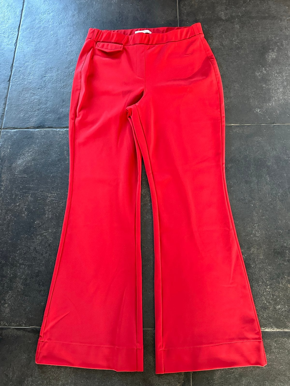 Studio Anneloes Travelstof Broek Rood Maat XL, Kleding | Dames, Broeken en Pantalons, Maat 46/48 (XL) of groter, Ophalen of Verzenden