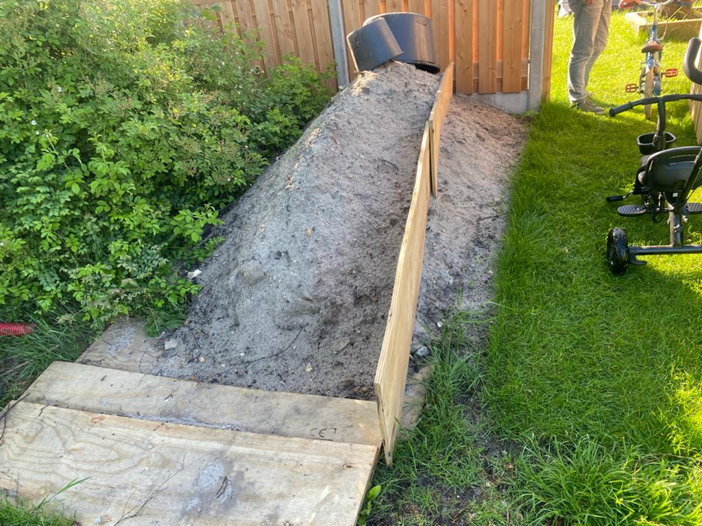 Grote hoeveelheid ophoogzand, Tuin en Terras, Zand, Ophalen, Gebruikt, Ophoogzand