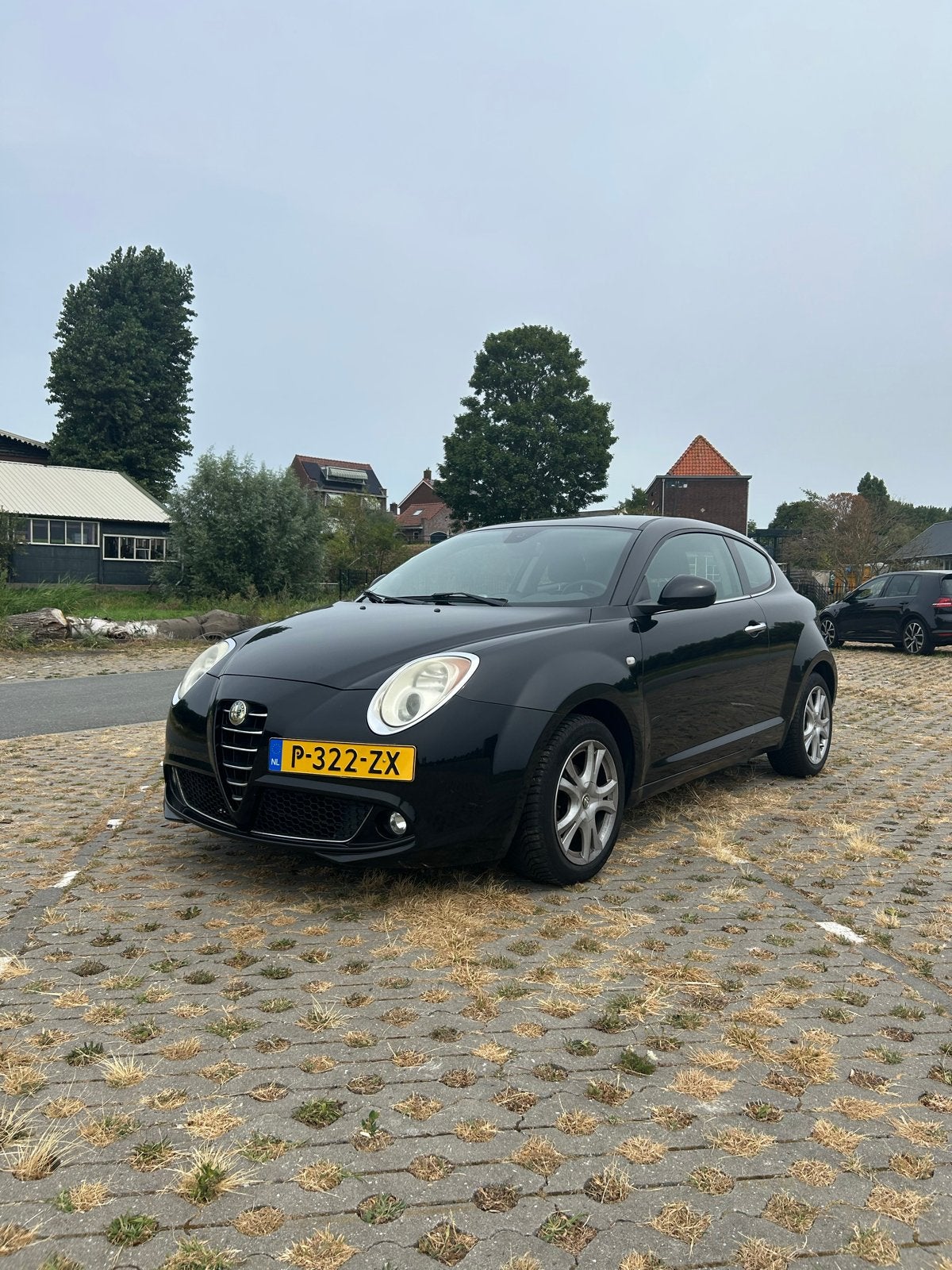 Alfa Romeo MiTo 1.4 16V 2010 Zwart, Auto's, Voorwielaandrijving, 400 kg, 1055 kg, Handgeschakeld
