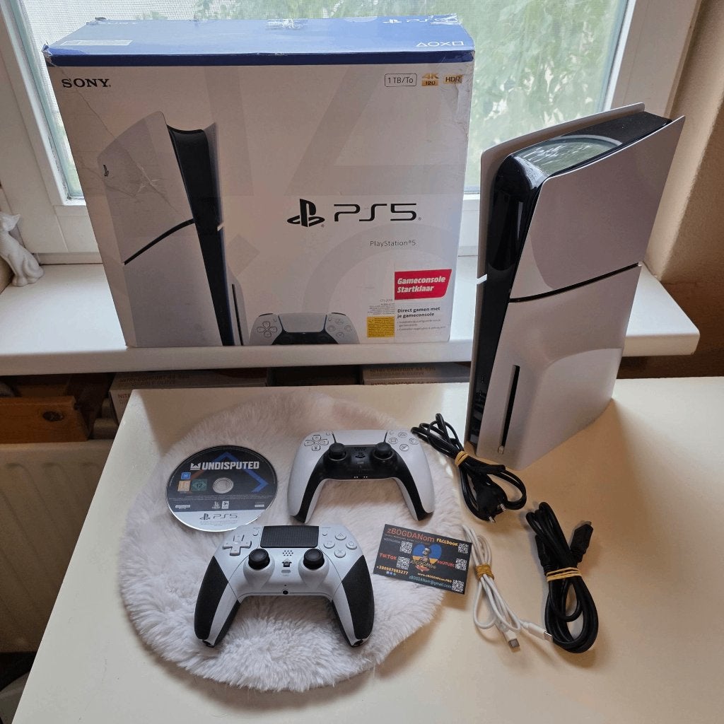 Playstation 5 PS5 Disk Version. Two Joysticks + Game, Spelcomputers en Games, Spelcomputers | Sony PlayStation 5, Ophalen of Verzenden
